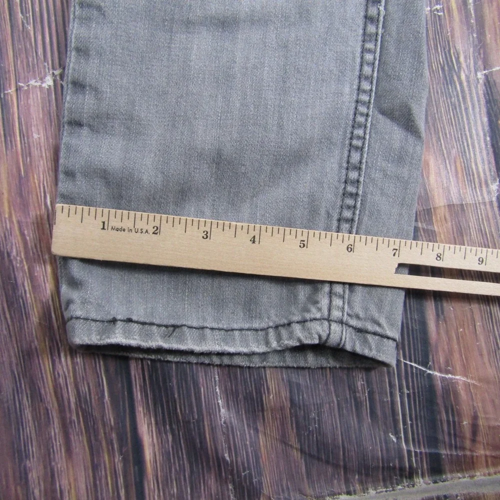 Levi's 511 Slim Fit Jeans Mens 32x29 Gray Denim Pants Classic Casual II69-11